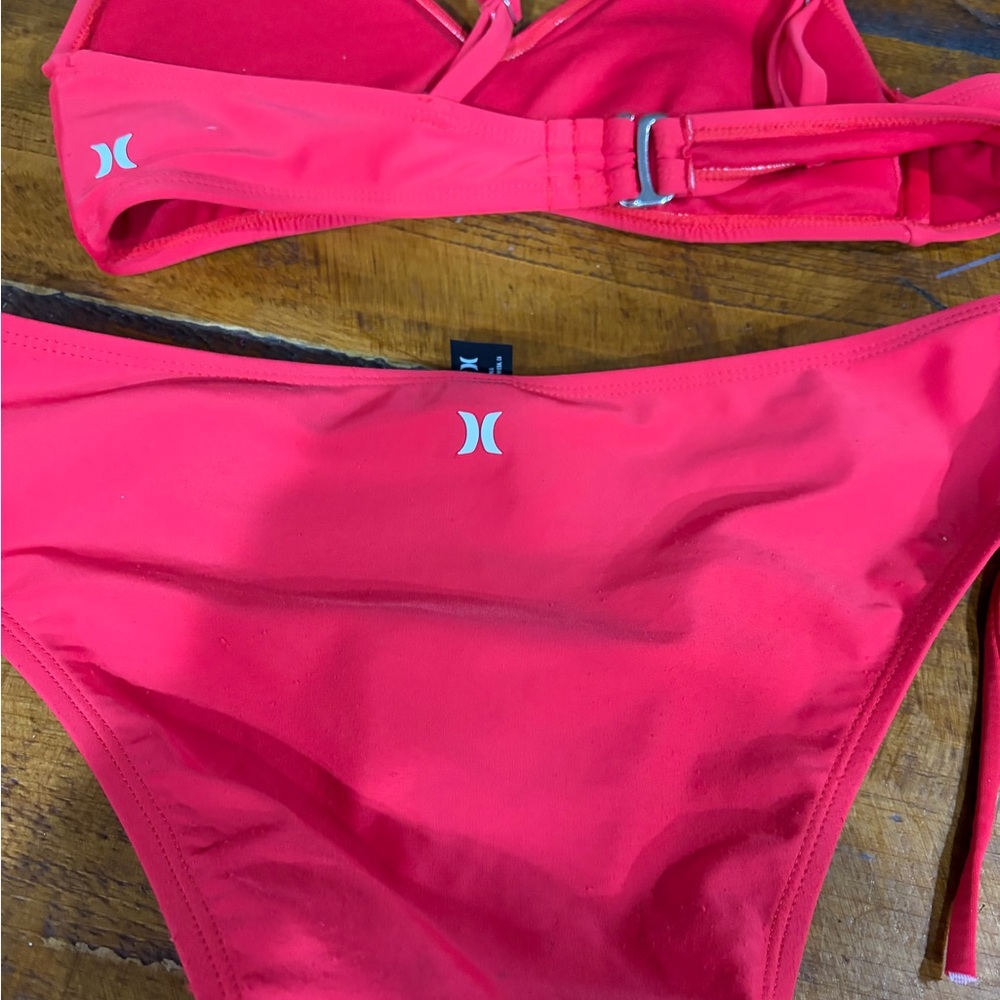 Hurley Red Two-Piece Bikini Set - Picture 3 of 3